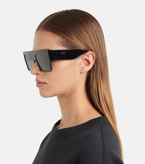 celine audrey sunglasses replica|celine flat top sunglasses black.